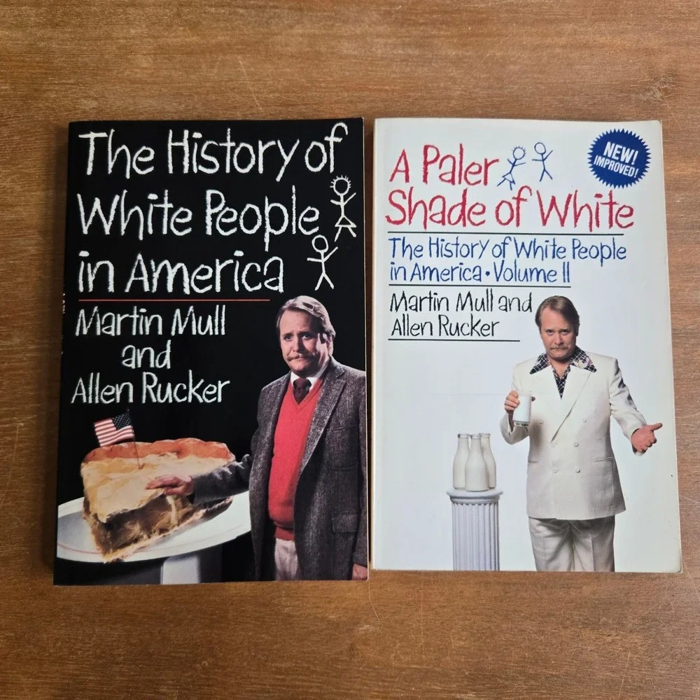 Martin Mull Humor‎ Books Set 2 Vol White People in America Paler Paperback Books